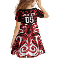 Custom Aotearoa Ngapuhi Family Matching Short Sleeve Bodycon Dress and Hawaiian Shirt Maori Pattern New Zealand DT05 - Polynesian Pride