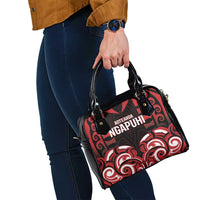 Aotearoa Ngapuhi Shoulder Handbag Maori Pattern New Zealand DT05 - Polynesian Pride