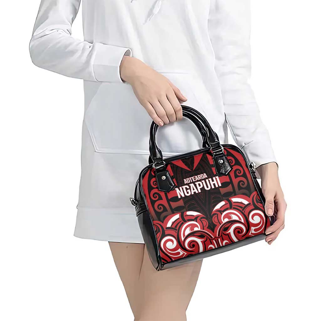Aotearoa Ngapuhi Shoulder Handbag Maori Pattern New Zealand DT05 - Polynesian Pride