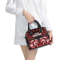 Aotearoa Ngapuhi Shoulder Handbag Maori Pattern New Zealand DT05 - Polynesian Pride