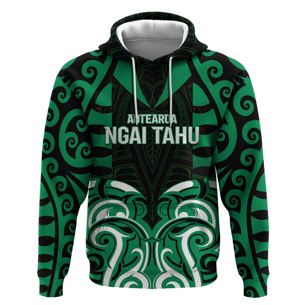 Custom Aotearoa Ngai Tahu Hoodie Maori Pattern New Zealand - Polynesian Pride