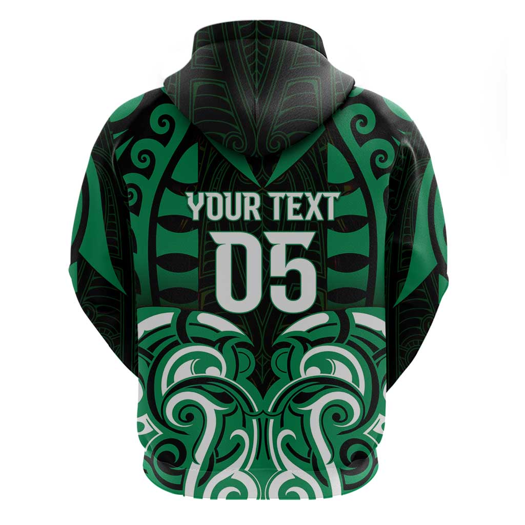 Custom Aotearoa Ngai Tahu Hoodie Maori Pattern New Zealand - Polynesian Pride