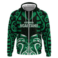 Custom Aotearoa Ngai Tahu Hoodie Maori Pattern New Zealand - Polynesian Pride