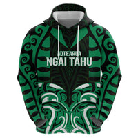 Custom Aotearoa Ngai Tahu Hoodie Maori Pattern New Zealand - Polynesian Pride