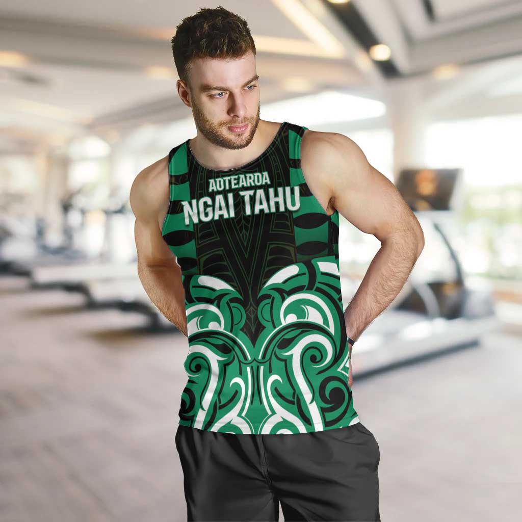Custom Aotearoa Ngai Tahu Men Tank Top Maori Pattern New Zealand - Polynesian Pride