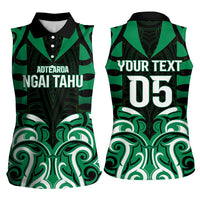 Custom Aotearoa Ngai Tahu Women Sleeveless Polo Shirt Maori Pattern New Zealand DT05 - Polynesian Pride