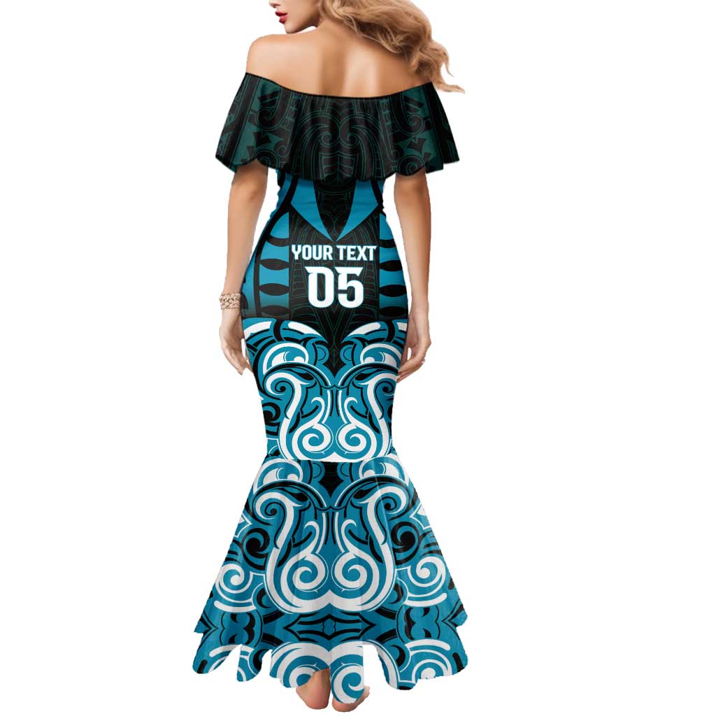 Custom Aotearoa Ngati Porou Family Matching Mermaid Dress and Hawaiian Shirt Maori Pattern New Zealand DT05 - Polynesian Pride