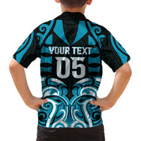 Custom Aotearoa Ngati Porou Family Matching Summer Maxi Dress and Hawaiian Shirt Maori Pattern New Zealand DT05 - Polynesian Pride