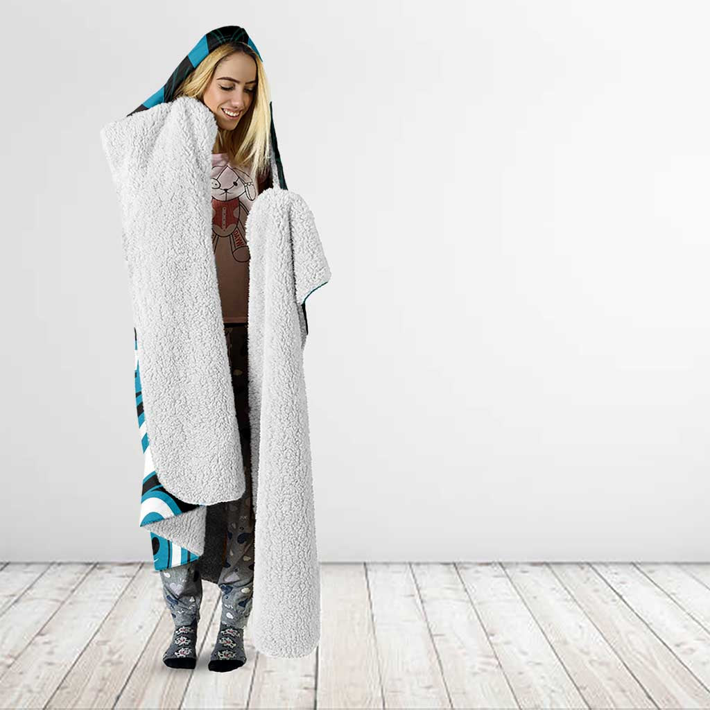 Aotearoa Ngati Porou Hooded Blanket Maori Pattern New Zealand - Polynesian Pride