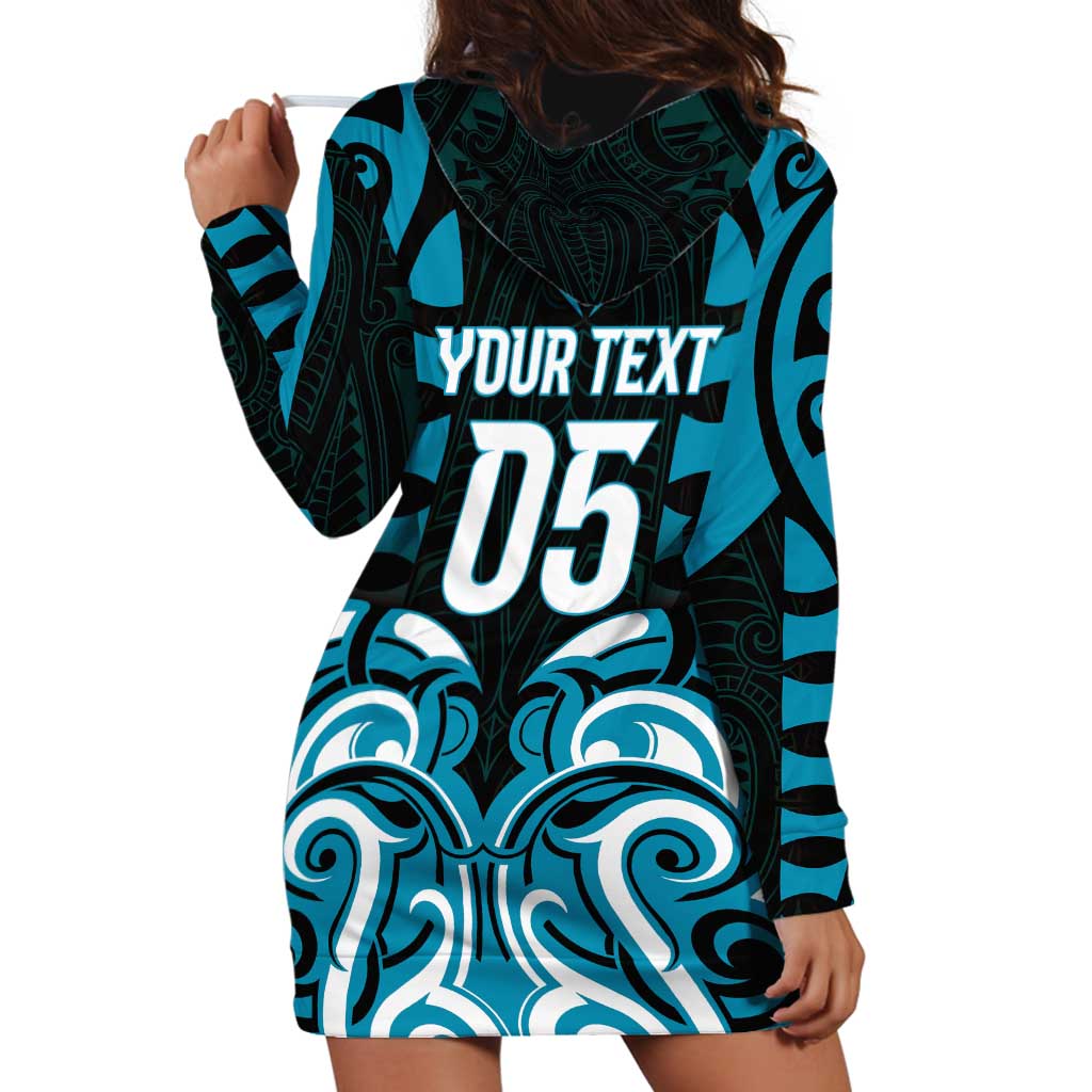 Custom Aotearoa Ngati Porou Hoodie Dress Maori Pattern New Zealand DT05 - Polynesian Pride