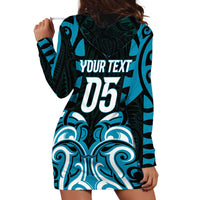 Custom Aotearoa Ngati Porou Hoodie Dress Maori Pattern New Zealand DT05 - Polynesian Pride