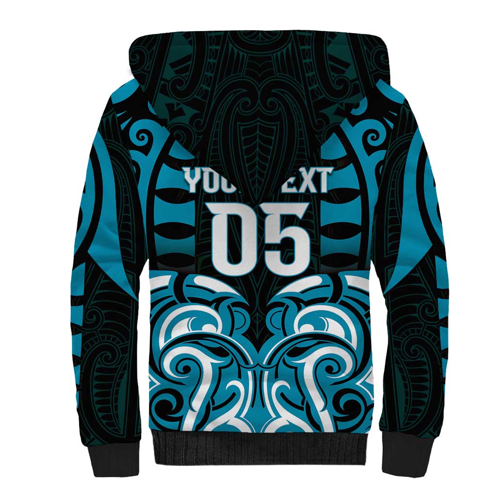 Custom Aotearoa Ngati Porou Sherpa Hoodie Maori Pattern New Zealand DT05 - Polynesian Pride