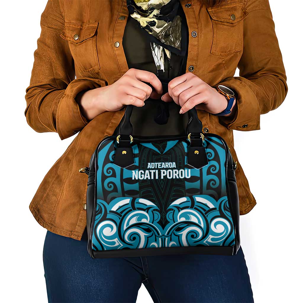 Aotearoa Ngati Porou Shoulder Handbag Maori Pattern New Zealand - Polynesian Pride
