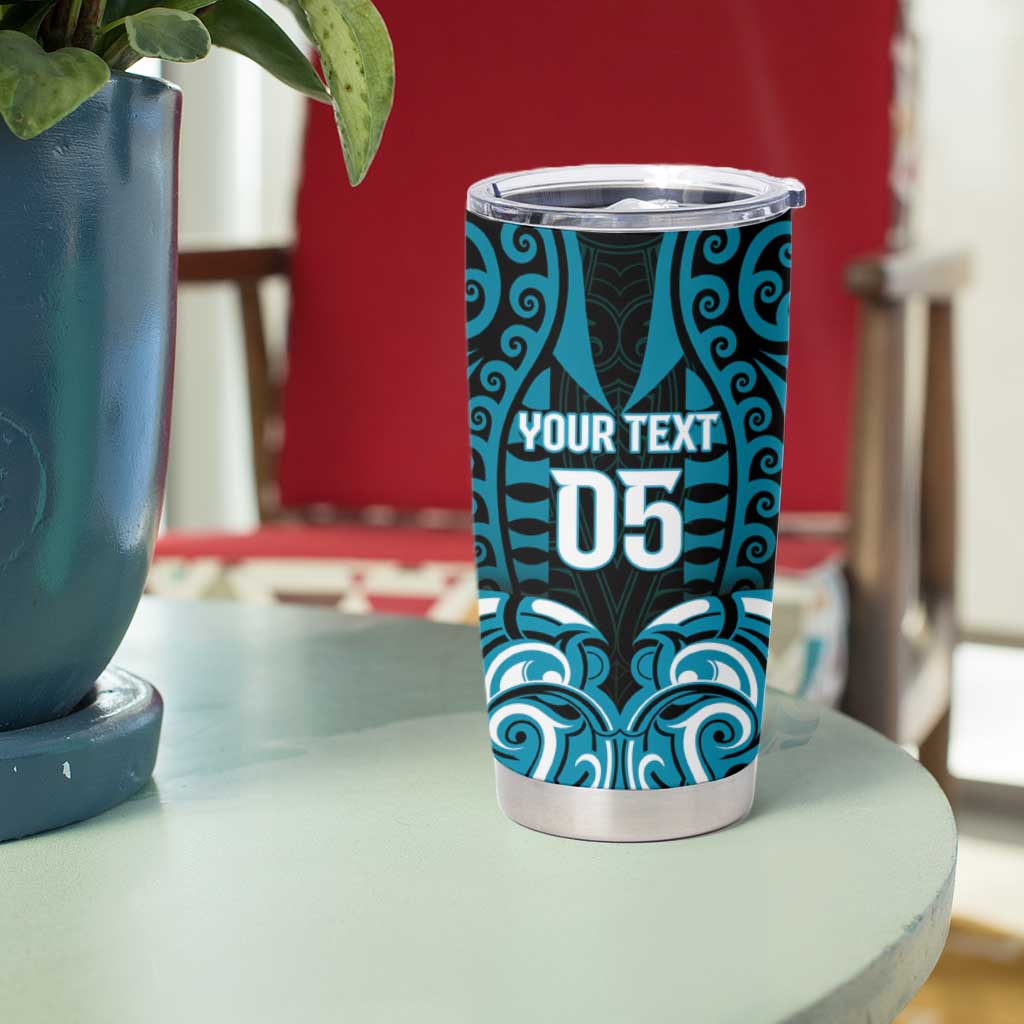 Custom Aotearoa Ngati Porou Tumbler Cup Maori Pattern New Zealand - Polynesian Pride