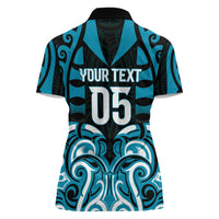Custom Aotearoa Ngati Porou Women Polo Shirt Maori Pattern New Zealand - Polynesian Pride