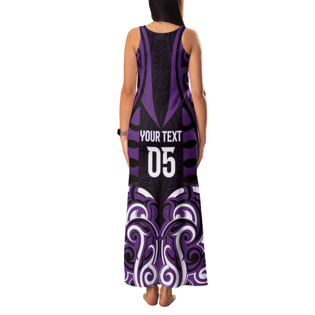 Custom Aotearoa Rangitane Family Matching Tank Maxi Dress and Hawaiian Shirt Maori Pattern New Zealand DT05 - Polynesian Pride