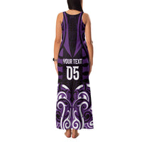 Custom Aotearoa Rangitane Family Matching Tank Maxi Dress and Hawaiian Shirt Maori Pattern New Zealand DT05 - Polynesian Pride