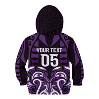 Custom Aotearoa Rangitane Kid Hoodie Maori Pattern New Zealand DT05 - Polynesian Pride