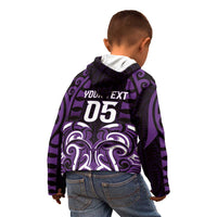 Custom Aotearoa Rangitane Kid Hoodie Maori Pattern New Zealand DT05 - Polynesian Pride