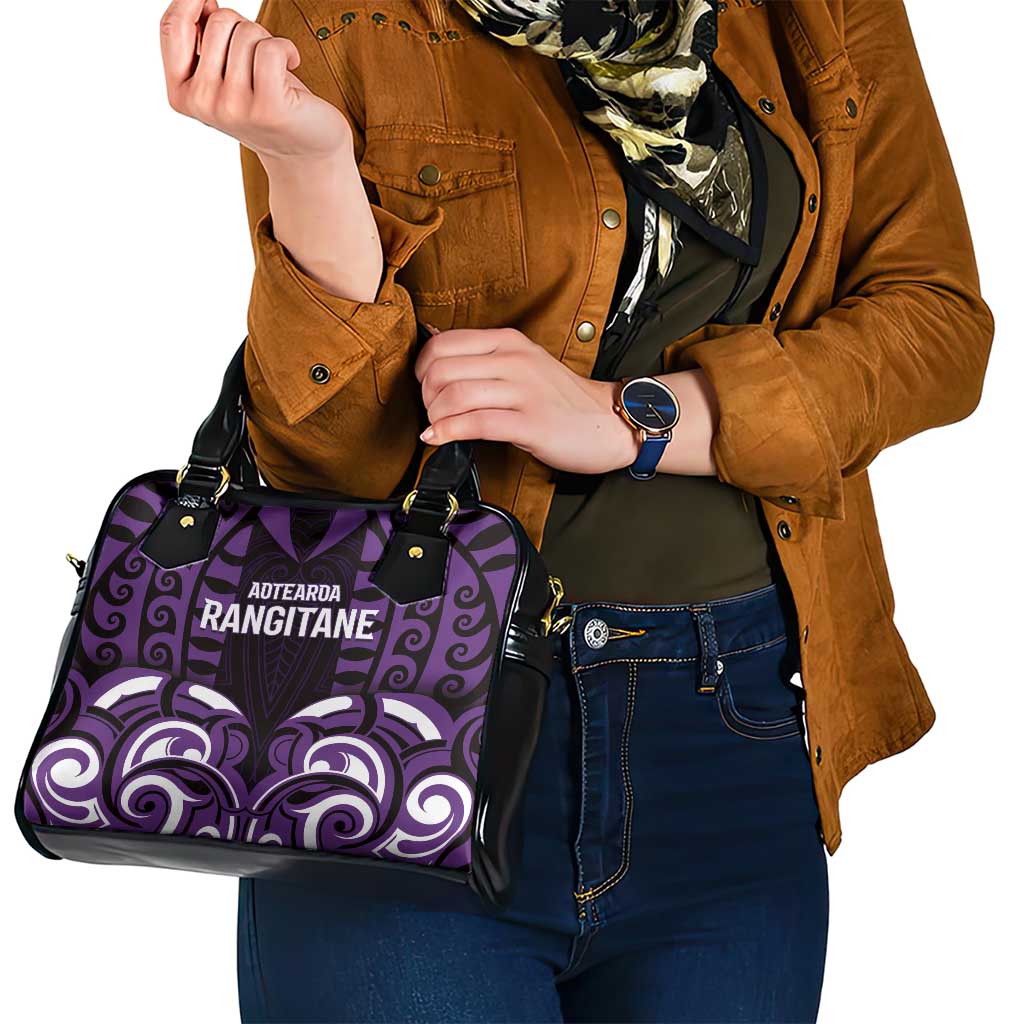 Aotearoa Rangitane Shoulder Handbag Maori Pattern New Zealand - Polynesian Pride