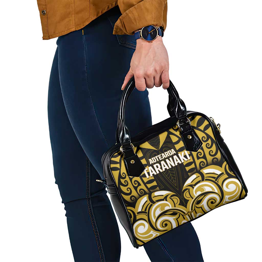 Aotearoa Taranaki Shoulder Handbag Maori Pattern New Zealand - Polynesian Pride