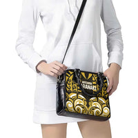 Aotearoa Taranaki Shoulder Handbag Maori Pattern New Zealand - Polynesian Pride