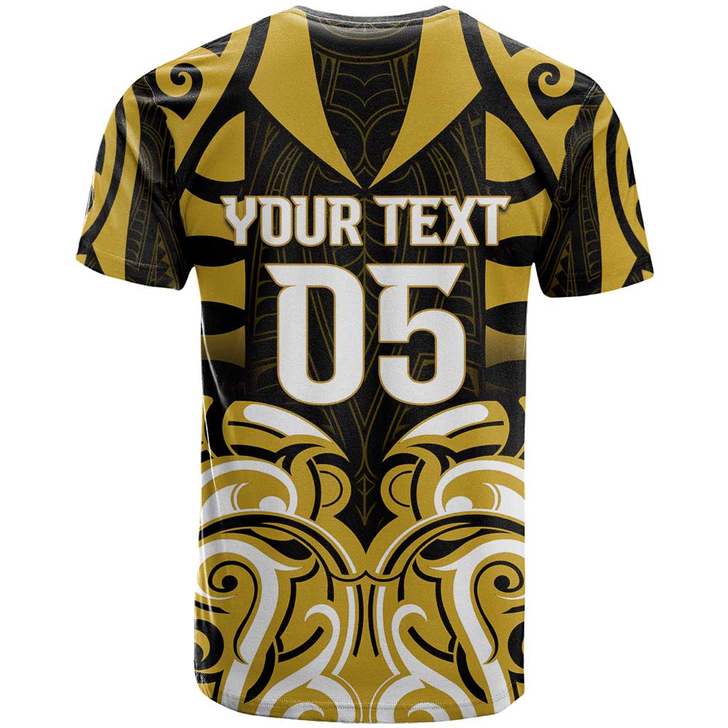 Custom Aotearoa Taranaki T Shirt Maori Pattern New Zealand DT05 - Polynesian Pride