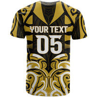 Custom Aotearoa Taranaki T Shirt Maori Pattern New Zealand DT05 - Polynesian Pride