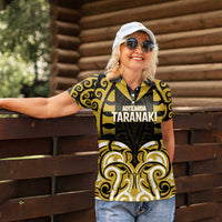 Custom Aotearoa Taranaki Women Polo Shirt Maori Pattern New Zealand - Polynesian Pride