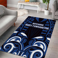 Aotearoa Ngati Tuwharetoa Area Rug Maori Pattern New Zealand - Polynesian Pride