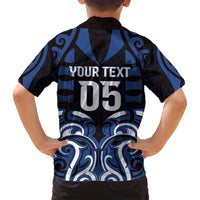 Custom Aotearoa Ngati Tuwharetoa Family Matching Long Sleeve Bodycon Dress and Hawaiian Shirt Maori Pattern New Zealand DT05 - Polynesian Pride