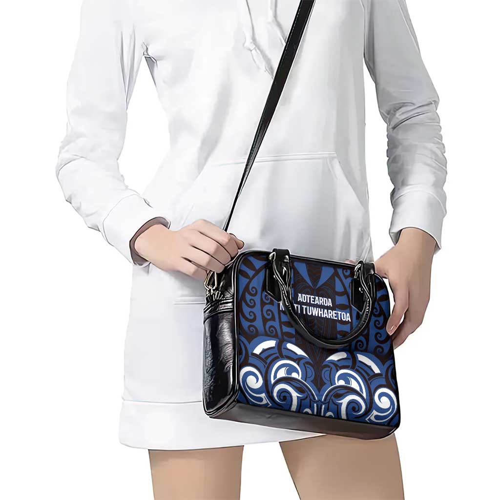 Aotearoa Ngati Tuwharetoa Shoulder Handbag Maori Pattern New Zealand - Polynesian Pride