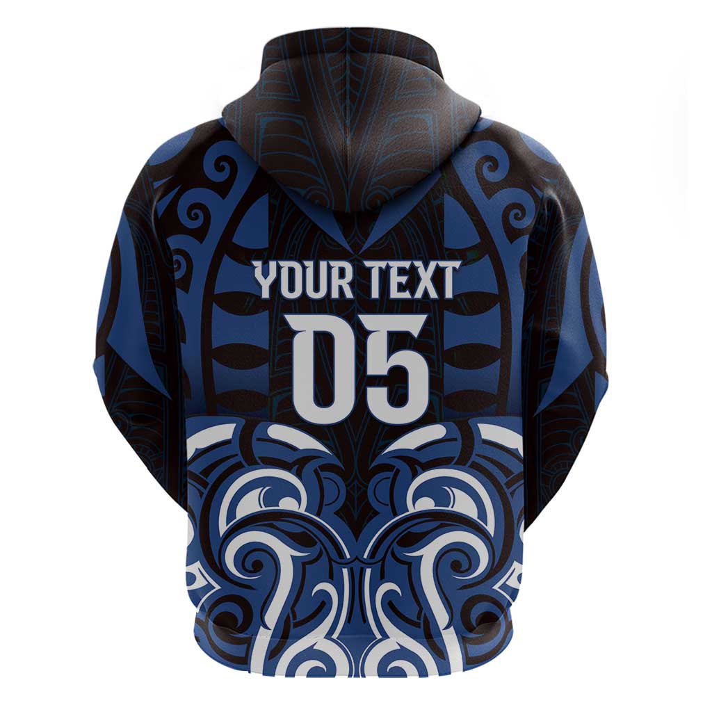 Custom Aotearoa Ngati Tuwharetoa Zip Hoodie Maori Pattern New Zealand - Polynesian Pride