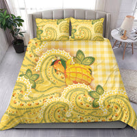 Hawaii Palaka Bedding Set Cute Ripe Mango Turtle On The Waves DT05 - Polynesian Pride