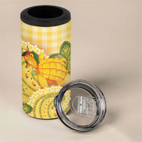 Hawaii Palaka 4 in 1 Can Cooler Tumbler Cute Ripe Mango Turtle On The Waves DT05 - Polynesian Pride