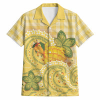 Hawaii Palaka Hawaiian Shirt Cute Ripe Mango Turtle On The Waves DT05 Yellow - Polynesian Pride