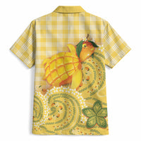 Hawaii Palaka Hawaiian Shirt Cute Ripe Mango Turtle On The Waves DT05 - Polynesian Pride