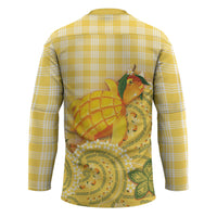 Hawaii Palaka Hockey Jersey Cute Ripe Mango Turtle On The Waves DT05 - Polynesian Pride
