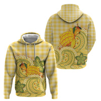 Hawaii Palaka Hoodie Cute Ripe Mango Turtle On The Waves DT05 - Polynesian Pride