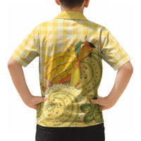 Hawaii Palaka Kid Hawaiian Shirt Cute Ripe Mango Turtle On The Waves DT05 - Polynesian Pride