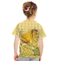 Hawaii Palaka Kid T Shirt Cute Ripe Mango Turtle On The Waves DT05 - Polynesian Pride