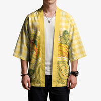 Hawaii Palaka Kimono Cute Ripe Mango Turtle On The Waves DT05 - Polynesian Pride