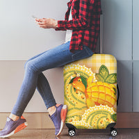 Hawaii Palaka Luggage Cover Cute Ripe Mango Turtle On The Waves DT05 - Polynesian Pride