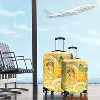 Hawaii Palaka Luggage Cover Cute Ripe Mango Turtle On The Waves DT05 - Polynesian Pride