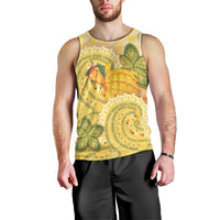 Hawaii Palaka Men Tank Top Cute Ripe Mango Turtle On The Waves DT05 - Polynesian Pride