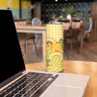 Hawaii Palaka Skinny Tumbler Cute Ripe Mango Turtle On The Waves DT05 - Polynesian Pride