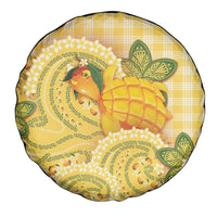 Hawaii Palaka Spare Tire Cover Cute Ripe Mango Turtle On The Waves DT05 - Polynesian Pride