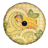 Hawaii Palaka Spare Tire Cover Cute Ripe Mango Turtle On The Waves DT05 - Polynesian Pride