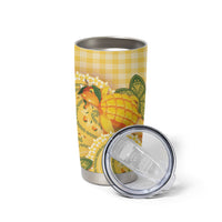 Hawaii Palaka Tumbler Cup Cute Ripe Mango Turtle On The Waves DT05 - Polynesian Pride