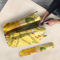 Hawaii Palaka Umbrella Cute Ripe Mango Turtle On The Waves DT05 - Polynesian Pride